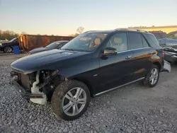 Mercedes-Benz m-Class salvage cars for sale: 2012 Mercedes-Benz ML 350 4matic