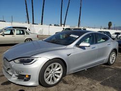 Salvage cars for sale at Van Nuys, CA auction: 2017 Tesla Model S