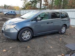 Salvage cars for sale from Copart Lyman, ME: 2012 Honda Odyssey LX