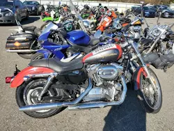 Salvage motorcycles for sale at Pennsburg, PA auction: 2006 Harley-Davidson XL1200 C