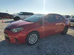 Toyota Corolla l salvage cars for sale: 2015 Toyota Corolla L