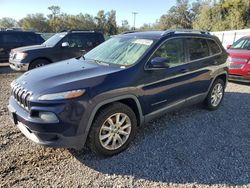 Flood-damaged cars for sale at auction: 2015 Jeep Cherokee Limited