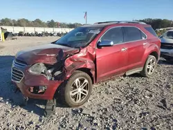 Chevrolet salvage cars for sale: 2016 Chevrolet Equinox LTZ