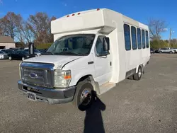 Salvage trucks for sale at East Granby, CT auction: 2008 Ford Econoline E350 Super Duty Cutaway Van