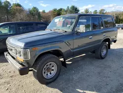 Salvage cars for sale at Mendon, MA auction: 1990 Toyota Land Cruiser FJ62 GX