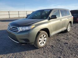 Toyota Highlander salvage cars for sale: 2012 Toyota Highlander Base