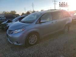 Salvage cars for sale at Columbus, OH auction: 2015 Toyota Sienna XLE