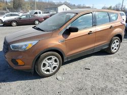 Salvage cars for sale at York Haven, PA auction: 2017 Ford Escape S