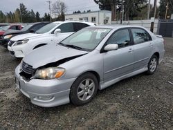 Toyota salvage cars for sale: 2007 Toyota Corolla CE