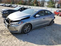 Salvage cars for sale at North Billerica, MA auction: 2017 Hyundai Elantra SE