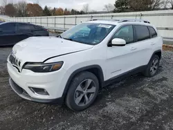 Salvage cars for sale at Grantville, PA auction: 2020 Jeep Cherokee Limited