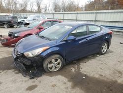 Salvage cars for sale at Ellwood City, PA auction: 2013 Hyundai Elantra GLS