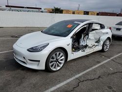 Salvage cars for sale from Copart Van Nuys, CA: 2020 Tesla Model 3