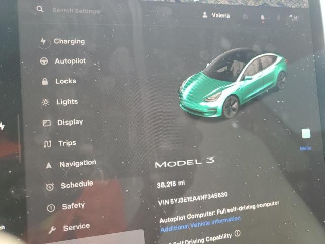 2022 Tesla Model 3