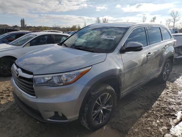 2016 Toyota Highlander XLE