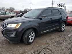 Salvage cars for sale at Columbus, OH auction: 2017 Ford Explorer XLT