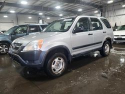 Honda salvage cars for sale: 2002 Honda CR-V LX