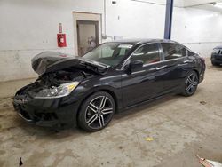 Honda salvage cars for sale: 2016 Honda Accord Sport