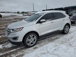 Ford salvage cars for sale: 2015 Ford Edge Titanium