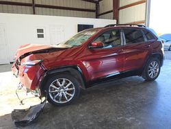 Salvage cars for sale from Copart Wilmer, TX: 2018 Jeep Cherokee Latitude