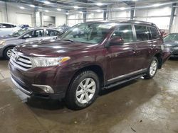 Toyota salvage cars for sale: 2013 Toyota Highlander Base