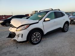 Salvage cars for sale at Arcadia, FL auction: 2022 Ford Escape Titanium