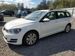 Salvage cars for sale at Riverview, FL auction: 2017 Volkswagen Golf Sportwagen S