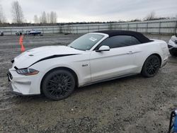 Ford Mustang gt salvage cars for sale: 2018 Ford Mustang GT