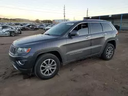 Salvage Cars with No Bids Yet For Sale at auction: 2014 Jeep Grand Cherokee Limited