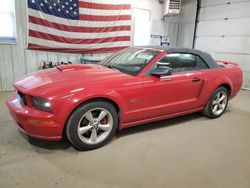 Salvage cars for sale at Lyman, ME auction: 2005 Ford Mustang GT