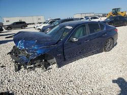 Salvage cars for sale at Taylor, TX auction: 2017 Infiniti Q50 RED Sport 400