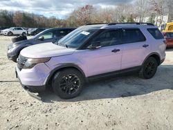 Salvage cars for sale at North Billerica, MA auction: 2014 Ford Explorer XLT