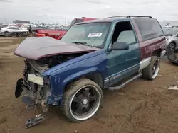 Salvage cars for sale at Brighton, CO auction: 1997 Chevrolet Tahoe K1500