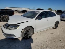 Salvage cars for sale from Copart Haslet, TX: 2016 Volkswagen Jetta Sport