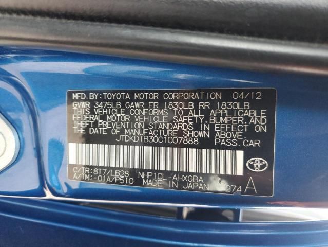 2012 Toyota Prius C