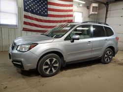 Salvage cars for sale at Lyman, ME auction: 2017 Subaru Forester 2.5I Premium