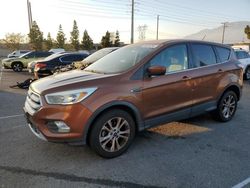 Ford salvage cars for sale: 2017 Ford Escape SE