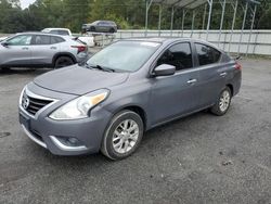 Salvage cars for sale at Savannah, GA auction: 2018 Nissan Versa S