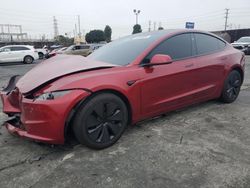 Salvage cars for sale at Wilmington, CA auction: 2024 Tesla Model 3