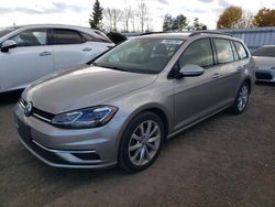 Salvage cars for sale at Bowmanville, ON auction: 2018 Volkswagen Golf Sportwagen S