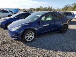 Salvage cars for sale at Riverview, FL auction: 2021 Tesla Model Y