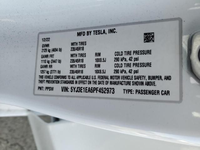 2023 Tesla Model 3