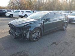 Salvage cars for sale at Glassboro, NJ auction: 2015 Ford Fusion Titanium