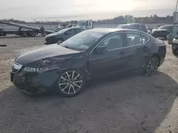 Salvage cars for sale at Fredericksburg, VA auction: 2015 Acura TLX Tech