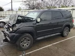 Salvage cars for sale at Moraine, OH auction: 2003 Toyota Sequoia Limited