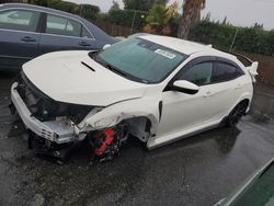 Salvage cars for sale at auction: 2021 Honda Civic TYPE-R Touring