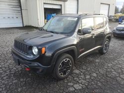 Jeep salvage cars for sale: 2017 Jeep Renegade Trailhawk