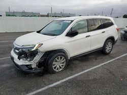 Salvage cars for sale at Van Nuys, CA auction: 2019 Honda Pilot LX