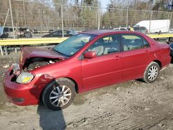 Salvage cars for sale at Waldorf, MD auction: 2007 Toyota Corolla CE