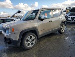 Jeep salvage cars for sale: 2015 Jeep Renegade Limited